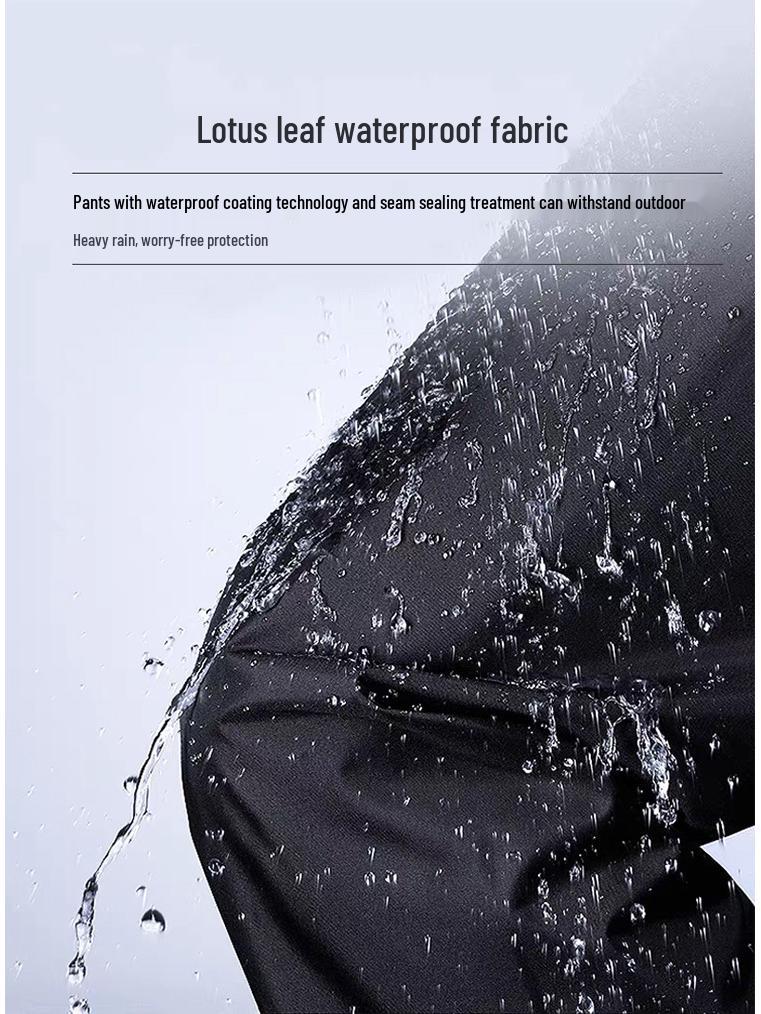 High-Visibility Reflective Rain Pants for Traffic and Patrol Safety