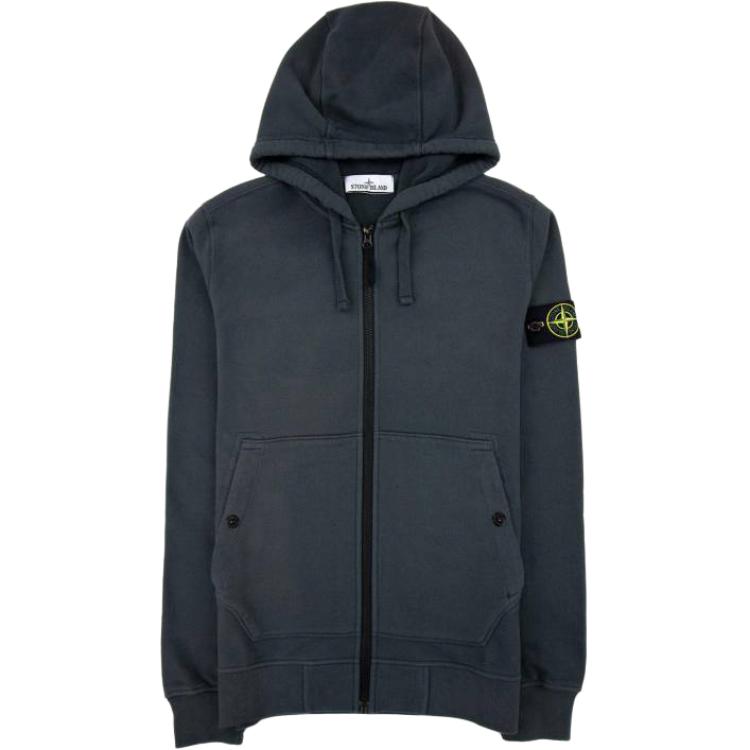 

Stone Island Zip Hooded Badge Long Sleeve Jacket Men jackets K2S156100009S0A20-V0062 XL