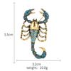1Pc Scorpion Brooches With Rhinestone Alloy Brooch Pin Vintage Jewelry Gift