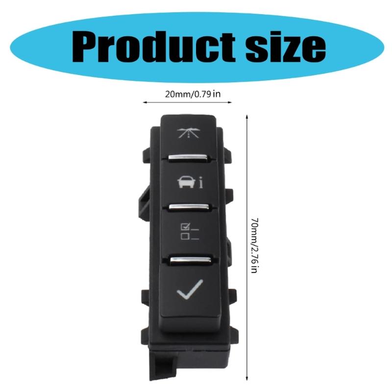 Driver Information Center Display Switch 15947841 15167184 for 1500 2500 3500 Replacement Interior Light Switch