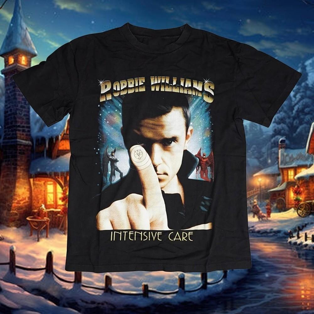Hot Robbie Williams Intensive Care Short Sleeve Unisex S-5XL T-Shirt 16D421 Unisex T-Shirt S