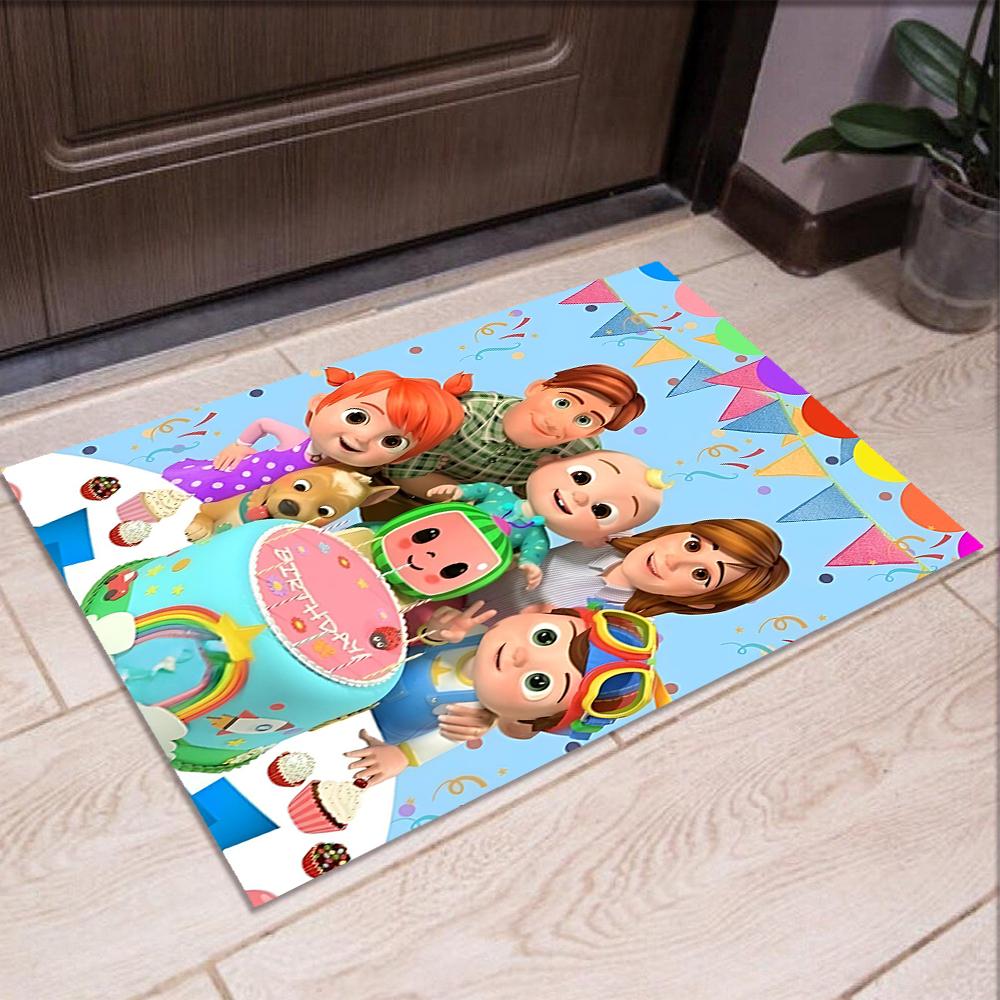 Cocomelon Printed Carpet Rug for Office Chair Living Room Bedroom Kitchen Room Decor Gifts