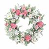 Seasonal Floral Wreath Pastel Colors Easter Realistic Look Decor for Party,