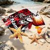 Custom Name Personalized BLEACH Print Beach Towel, for Trip Camping Beach Party Home Decor, Birthday Gift for Family & Friends