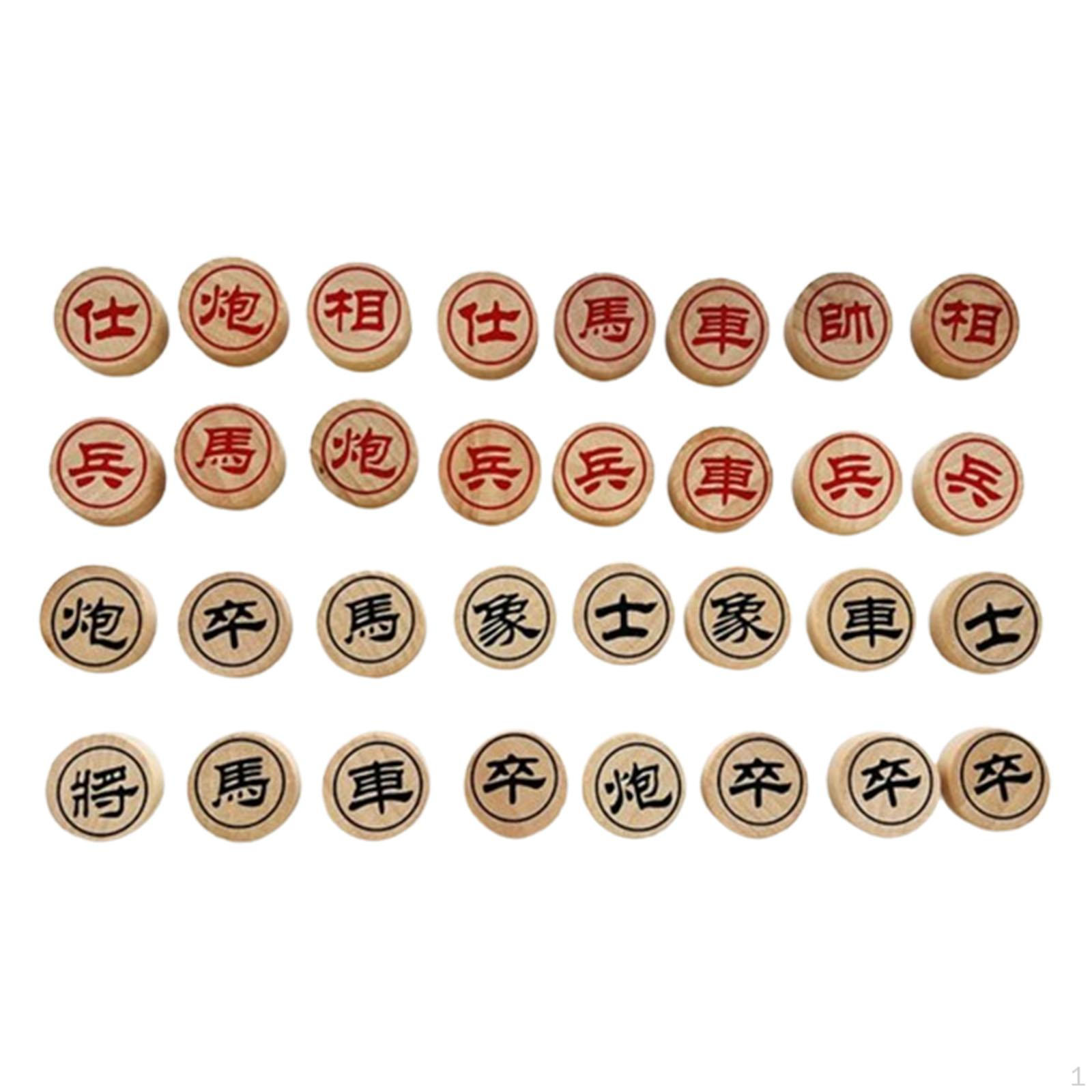 

32 шт. деревянные шахматные фигуры, аксессуары, классические игровые пешки, фигурка для