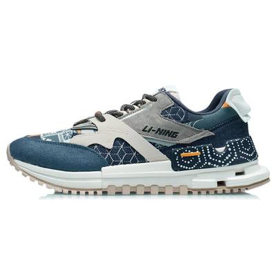 Li Ning Spring Summer 2021 Paris Fashion Week Casual Shock Absorbing Non-Slip Wear-Resistant Breathable Lightweight Low-Top Running Shoes AGCR097-6