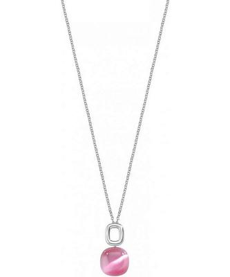 Gemma Sterling Silver Cat Eye Stone SAKK23 Women's Necklace