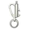 Outdoor Spark Lighter with Refillable Chamber, Spring-Gate Carry Clip, and Split Key Rings for Grilling, Hiking, and Stove Lighting Tasks