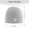 Tier Shiba Inu Hunde Warme Strickmütze Winter Strickmütze Mütze Beanie Hip Hop Caps für Unisex