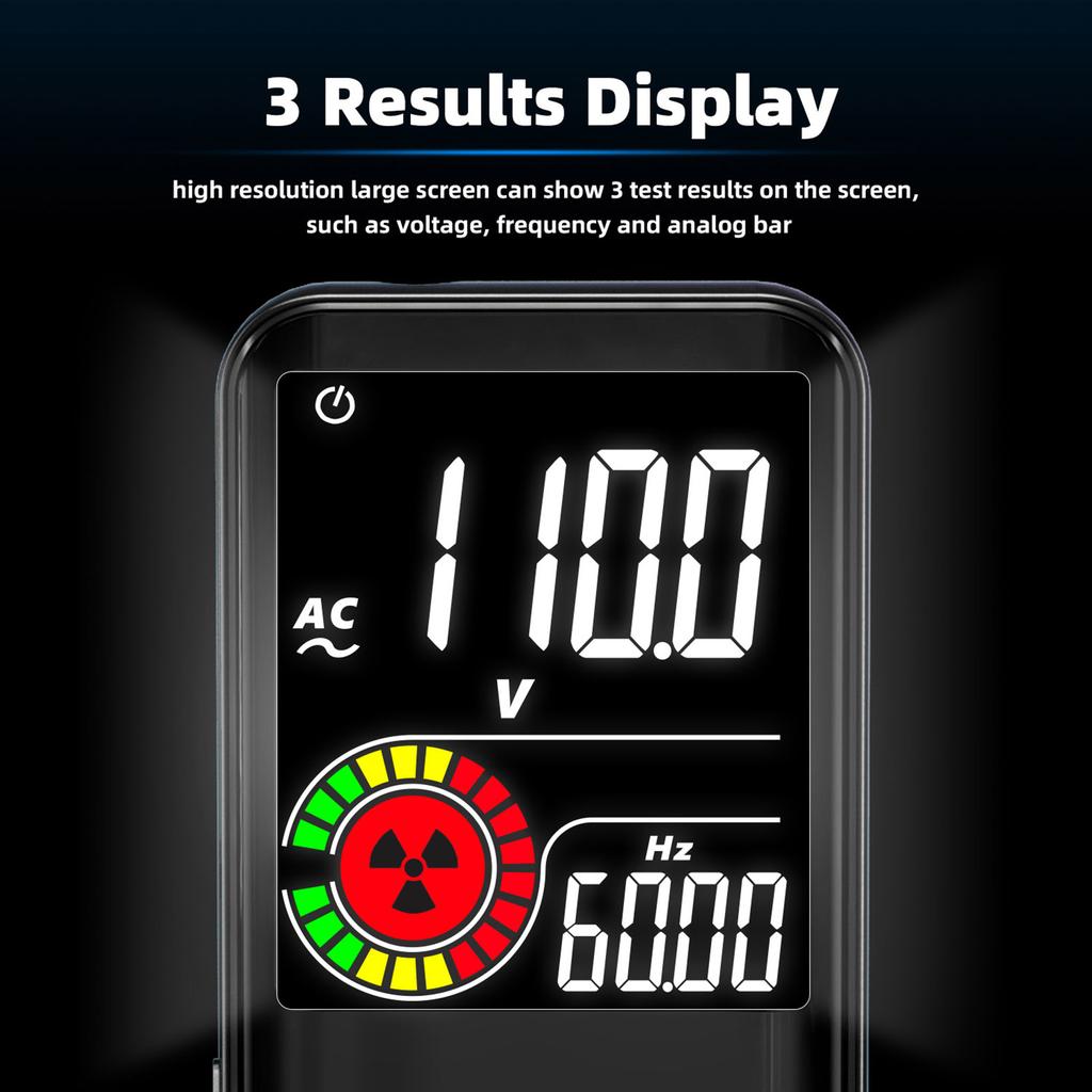 BSIDE S20 Intelligent EMF Multimeter Electromagnetic Radiation Detector 3.5 inch Colored Display 9999 Counts Auto Range