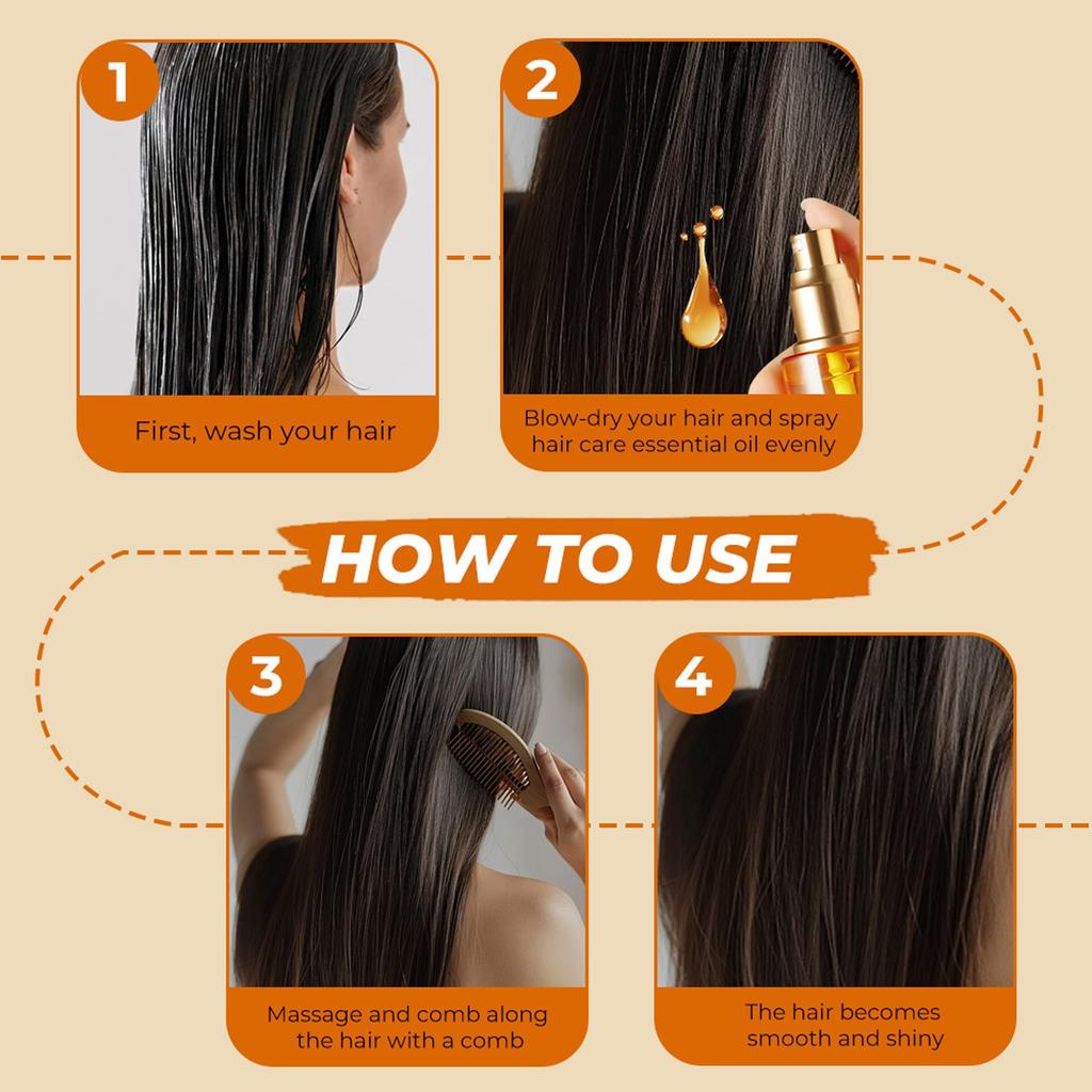 Weiches Haarpflegeöl nährt und macht das Haar weich ,80ml ,