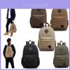 Bag Mens Canvas Vintage Backpack Rucksack Laptop Shoulder Travel Camping Bag
