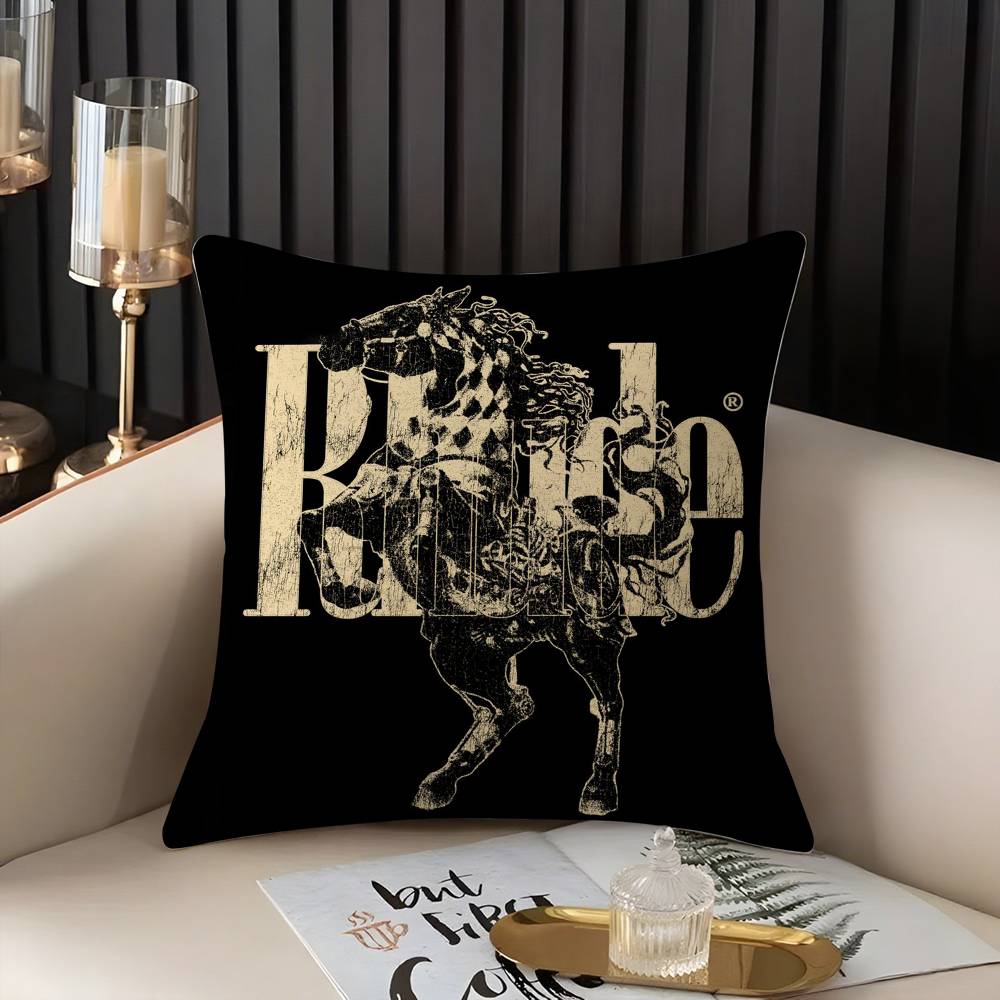 

Fashion Brand R_RHUDEs Pillow Case Home Dorm Chair Back Short Plush Double-sided Printing Office Nap Time Cushion Cover 30cmx30cm