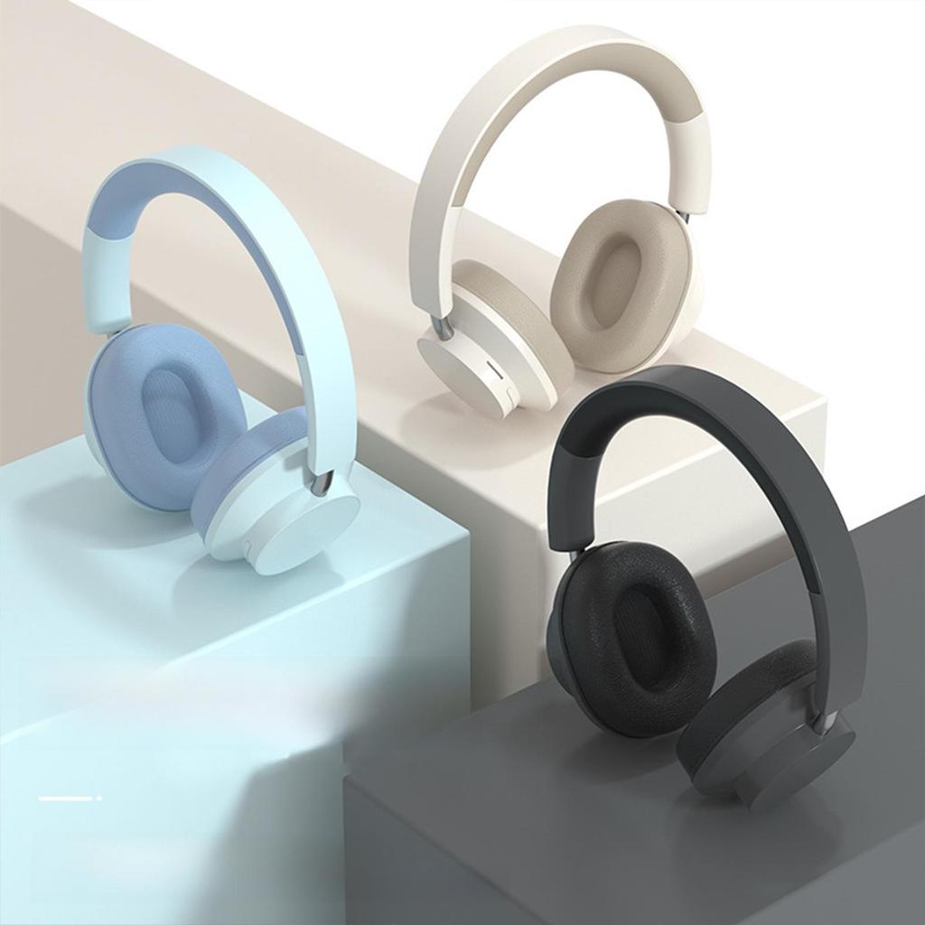DR80 Wireless Bluetooth Headset: Silicone, Long Battery Life, Head-Mounted, Ideal for Gaming and Calls
