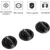 3x Car Air Conditioner Switch Button Cover Trim for Jeep Wrangler 2007-10 JK JKU