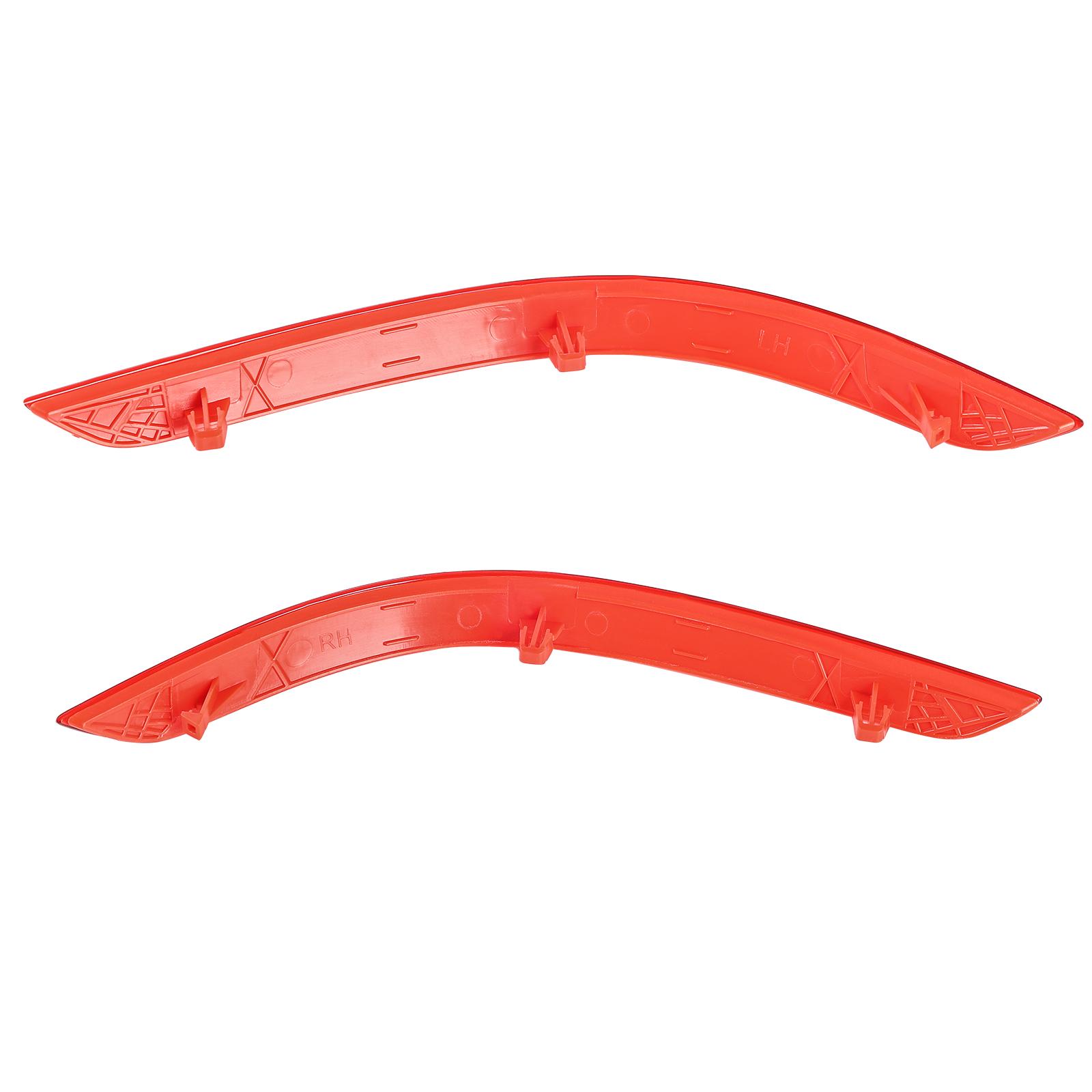 2pcs Car Rear Bumper Reflector Red Lens Reflective Tail Reflector for for Volkswagen Caddy 2016 2K5945105D 2K5945106D красный