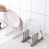 Multifunctional Plastic Kitchen Drain Rack for Bowls and Plates - Cabinet Storage Organizer