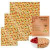 J0MC Multipurpose Beeswaxs Wraps 3 Pieces Set for Freshness Wrapping and Storage