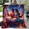 1pc Aladdin Printing Blanket - Soft, All-Season Throw for Living Room, Bedroom,Travel