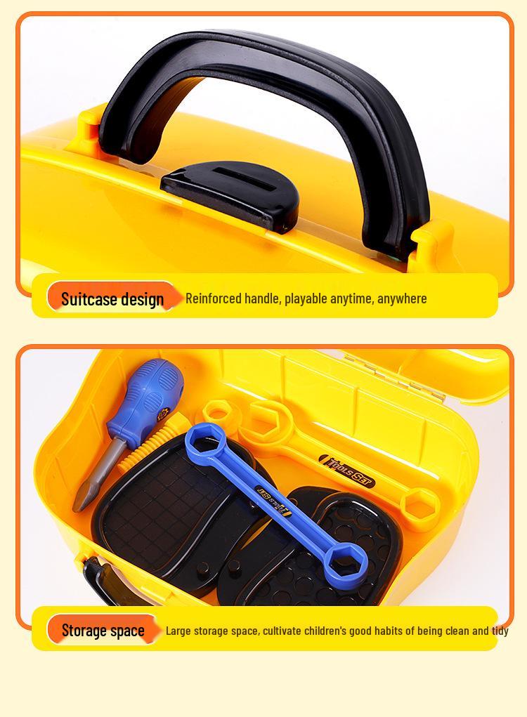 Children's Toolbox Play Set: Electric Drill & Screwdriver Repair Toys