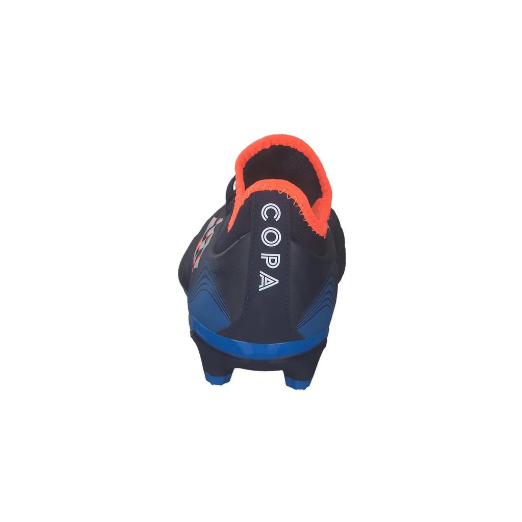Adidas Copa Soccer Cleats for Soil and Artificial Team Navy Rush Size 2E Sense.3 HG/AG Turf, LSB77, Blue/Footwear White/Blue (GW4966), 24.5 Cm,