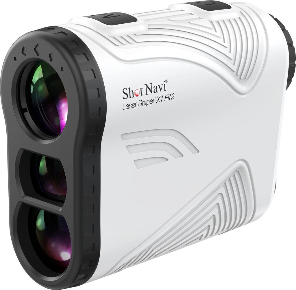 未使用　ShotNavi Laser Sniper X1 Fit2　ホワイト ShotNavi ショットナビ Laser Sniper X1 Fit2[レーザー距離計測