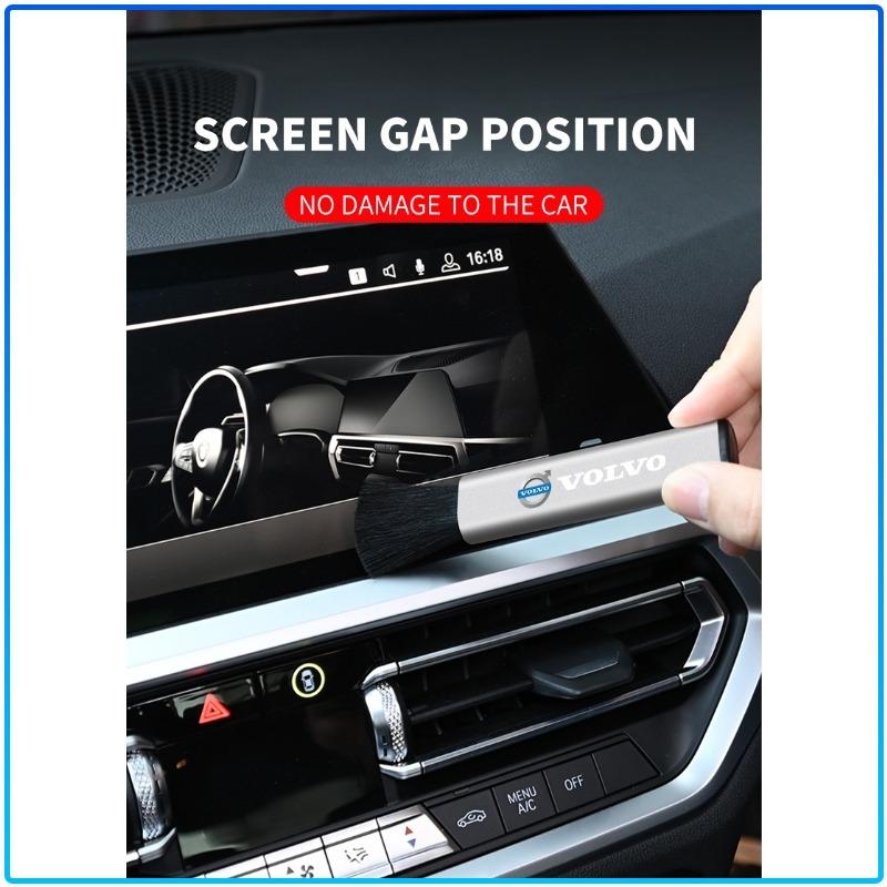 Car Interior Cleaning Brush Telescopic Small Soft Brush For Volvo XC60 XC90 S60 S80 S40 V40 V60 V70 V50 XC70
