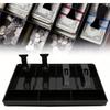 Cash Drawer Insert Tray with 5 Bill Compartments and 4 Coin Compartments Money Organizer for POS Cash Register Compatible with Standard Cash Drawers