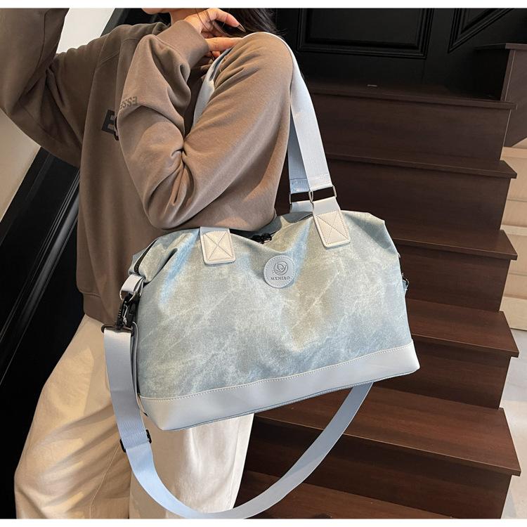 New Travel Duffel Bag,Large Capacity Luggage Bag,Portable Carry-on Bag for Business Trip & Fitness