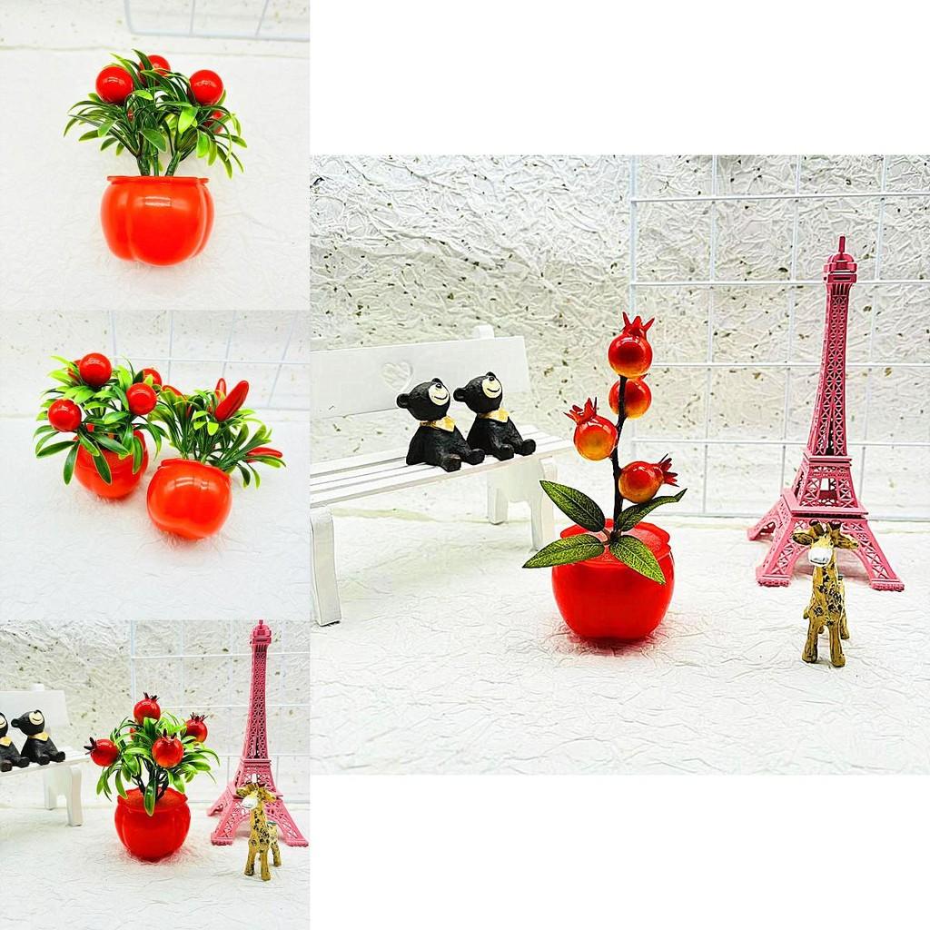 Künstlicher Obstbaum Bonsai mit Spritzgussdesign zur Heim- und Bürodekoration