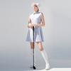 LIKK Zip-Up Stitch Sleeveless Dress (Sky Blue)_L3A1-Op03C