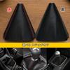 YONGDING Shift Knob Cover and Hair Protection Easy Installation PU Leather Universal Fit Boot/Shift - Dust, Debris, - - - (Red)