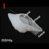 New DIY Crystal Epoxy Mirror Three-dimensional Conch Elephant Makeup Eggs Storage Box Shell Ocean Silicone Mold Home Supplies