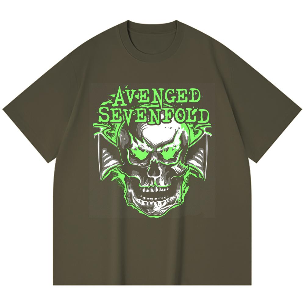 230 Gsm 100% Cotton Heavy Metal T-Shirt Rock Band Popular Music Print Unisex Heavy Cotton T Shirt