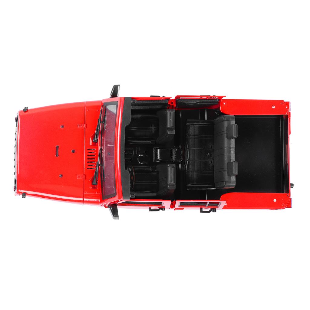 313mm Wheelbase Open Car Body Shell Accessory Fit for SCX10 90046 110 RC Car ModelRed