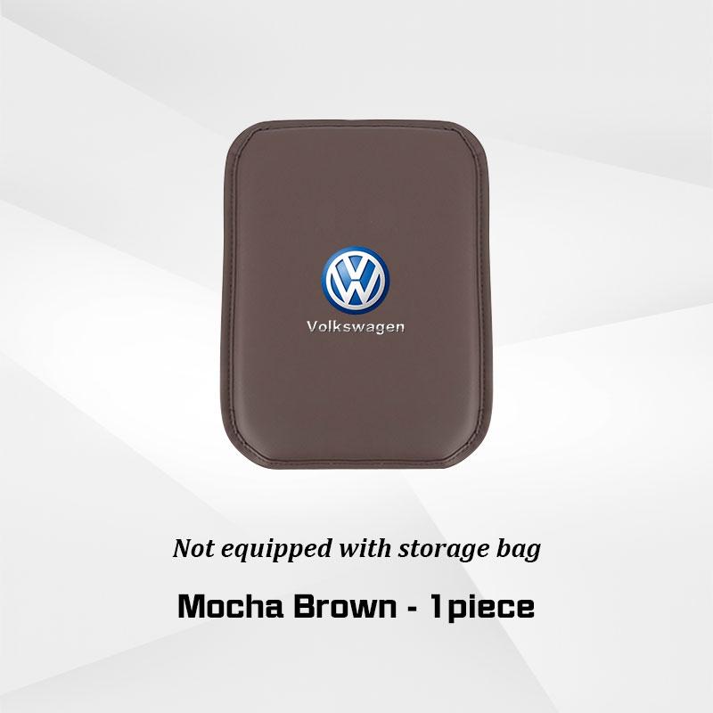 Keyring,Car Center Console Armrest Box Mat Leather Cushion Protector Cover for VW Volkswagen Golf 7 8 MK8 ID.3 4 6 Polo Tiguan Zy7