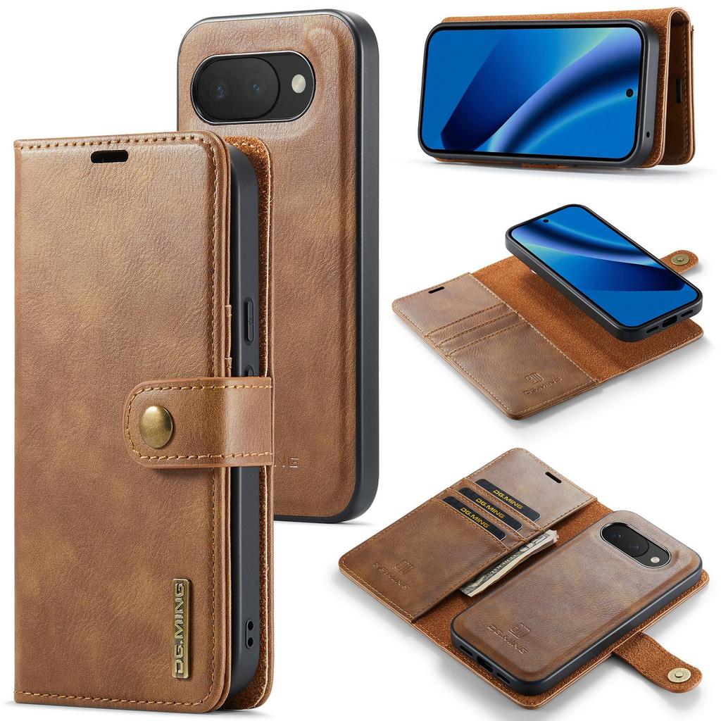 Funda tipo cartera magnética extraíble 2 en 1 Para Google Pixel 7 8 9 10 Pro XL 7A 8a 9a 10a Ranuras para Tarjetas Soporte Cubierta Trasera del Teléfono