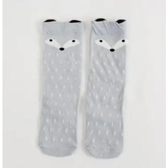Girls Socks knee high Kids Baby Cute bear panda print Cotton Socks leg warms fall cloth boy knee sock toddler fashion sock