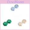 Velvet Crystal Ring Box With Multi Compartment Storage For Jewelry Packaging Gift