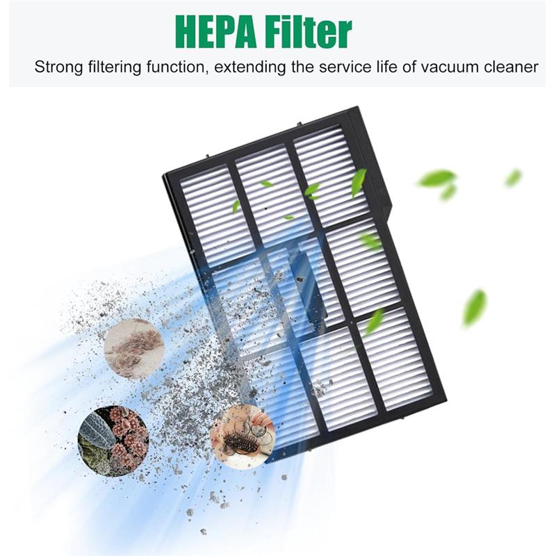 

A65T-Vacuum Accessories Kit For Eufy E25/E28 Omni Robot Including Replacement Roller Brush Hepa Filter Rag Side Brush