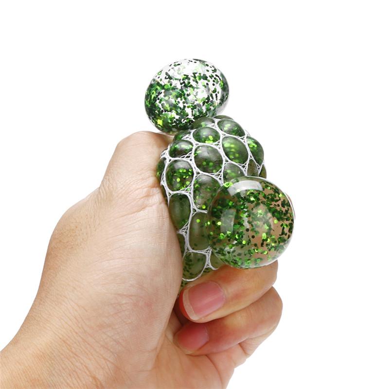 One Vent Decompression Hand Pinch Reticular Grape Ball Creative Bad Decompression Toy