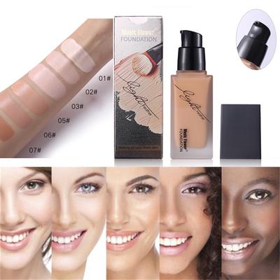 Full Coverage Liquid Foundation Makeup Base Creamy Concealer Moisturizing Natural Whitening BB Cream