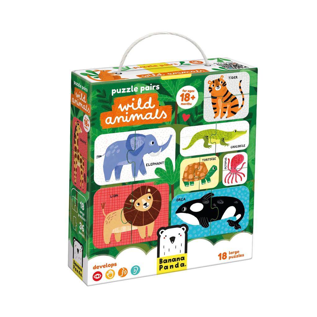 Puzzle Pairs. Wild Animals