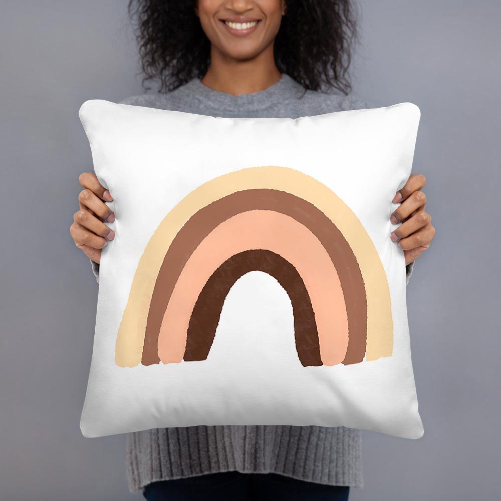 Rainbow Print Throw Pillow Cases Cushion Cover Sofa Home Decor Car Pillowcase Bedroom Children Room Decorative Backrest Cover