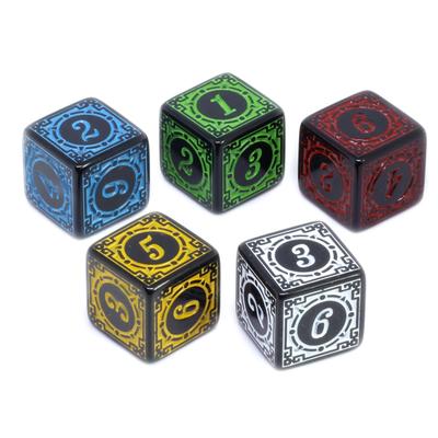 5/10/50 Teile/satz Acryl 16mm D6 Digitale Quadratische Kanten Ecke Zahlen 6 Seitige Würfel Bar Pub Club party Für DND MTG Brettspiele