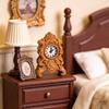1Pcs Vintage Style Table & Floor Clocks 1:12 Scale Dollhouse Miniature Clock For Doll House Decor Diy Accessories