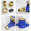 WaterFlow Meter Water Meter 15mm Cold Water Meter withFittings for Garden & Home Usage