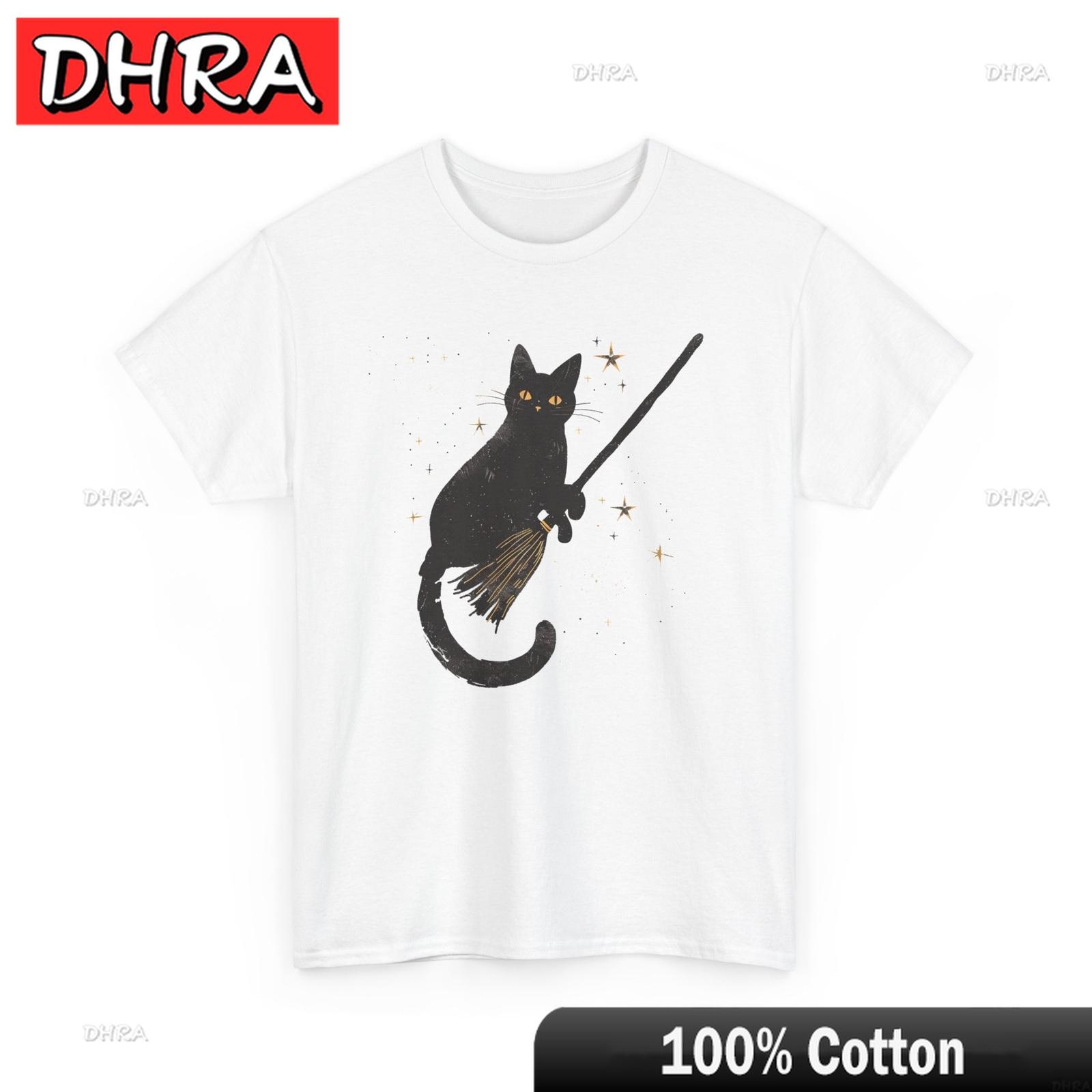 

Witch Life TShirt Black Cat Riding Witchs Shirt Comfy Urban Tshirts Edgy Fresh Funny Tee Crew Neck Couples Wardrobe Essential 4XL