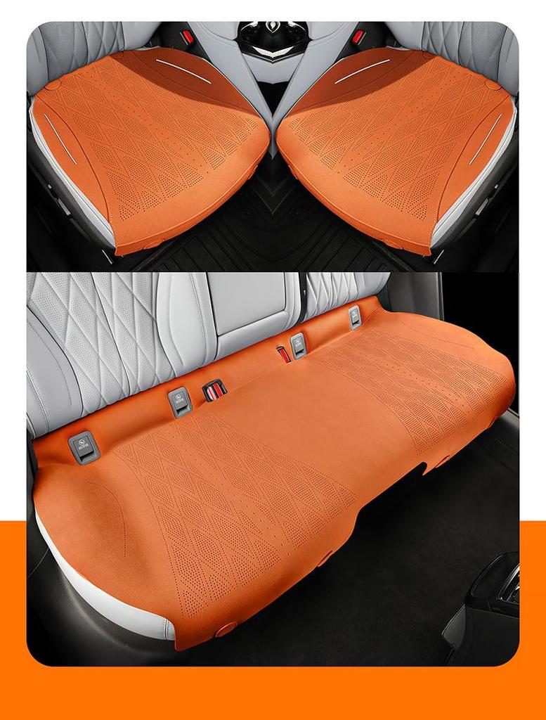 BYD Seal Aviation-Grade Suede Car Seat Cushion Set, 3-Piece Front Seat Cover