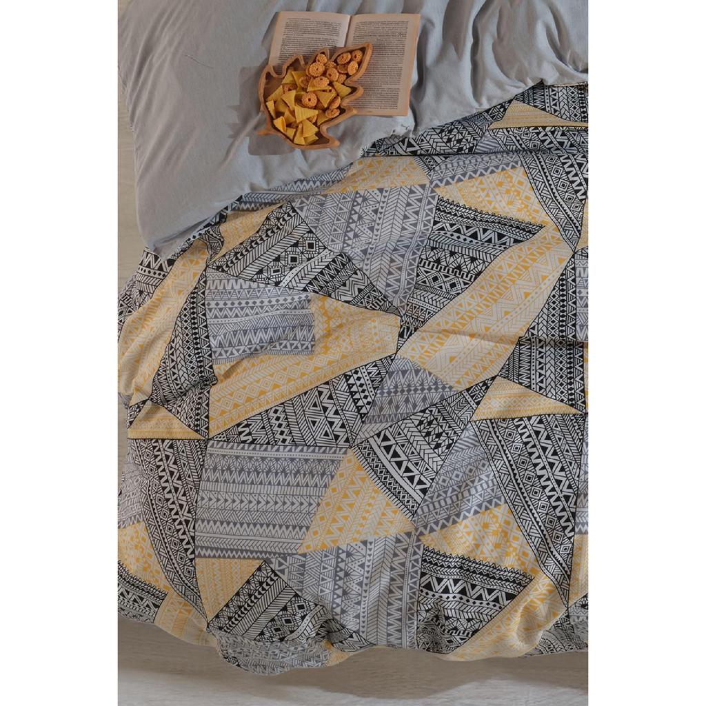 Cotton Double Duvet Cover Set | Duvet Cover And Pillow Case | Without Sheets